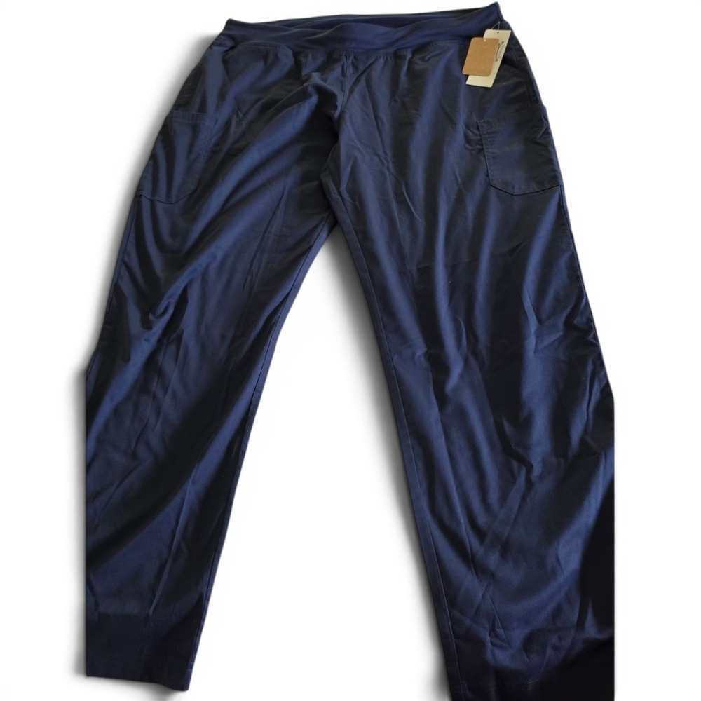 Uniform Advantage Butter Sofr Stretch Scrub Pants Women's XL Navy NWT